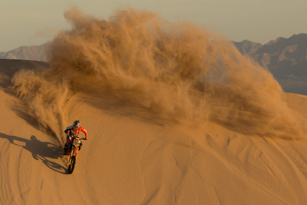 Ronnie Renner rides ist MX Bike in Dumont Dunes USA - Red Bull MotoSoul Production