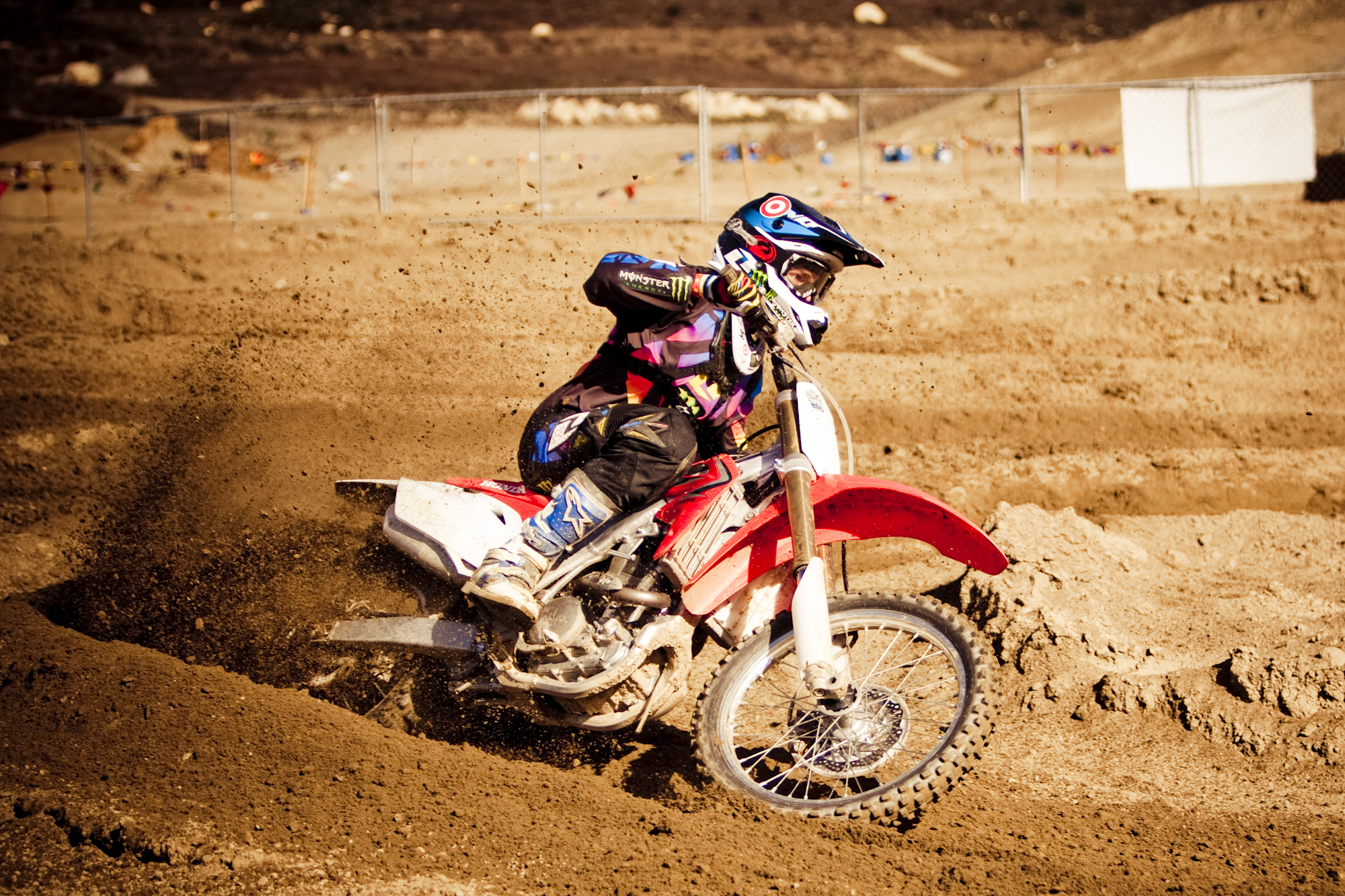Nate Adams racing is Honda CRF 450 at Pala Raceway California 2010 - That´s the Way Movie Production