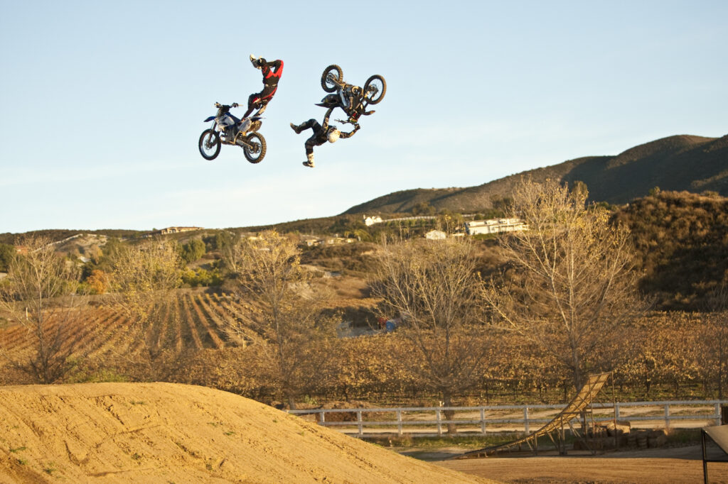 Jimmy Fitzpatrick and Jimmy Hill perform FMX Tricks at the famous Fitzland (Temecula, CA - USA) 2010