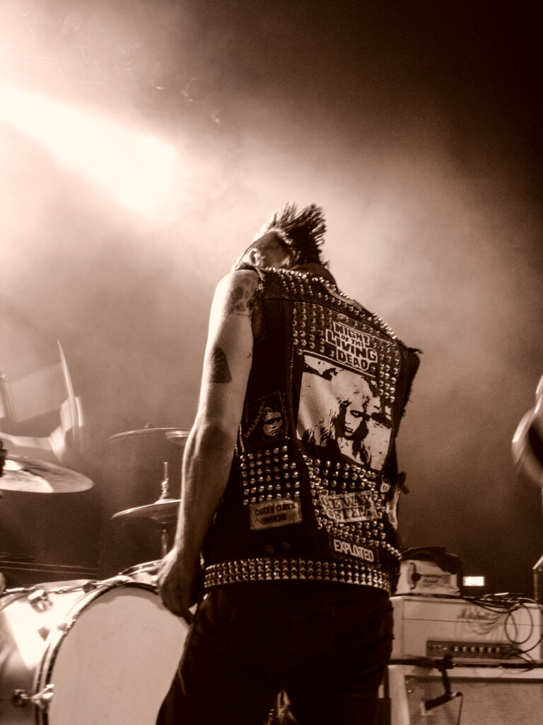 Mark - Lead Singer of Punk Band The Unseen at a concert in Hamburg 2005