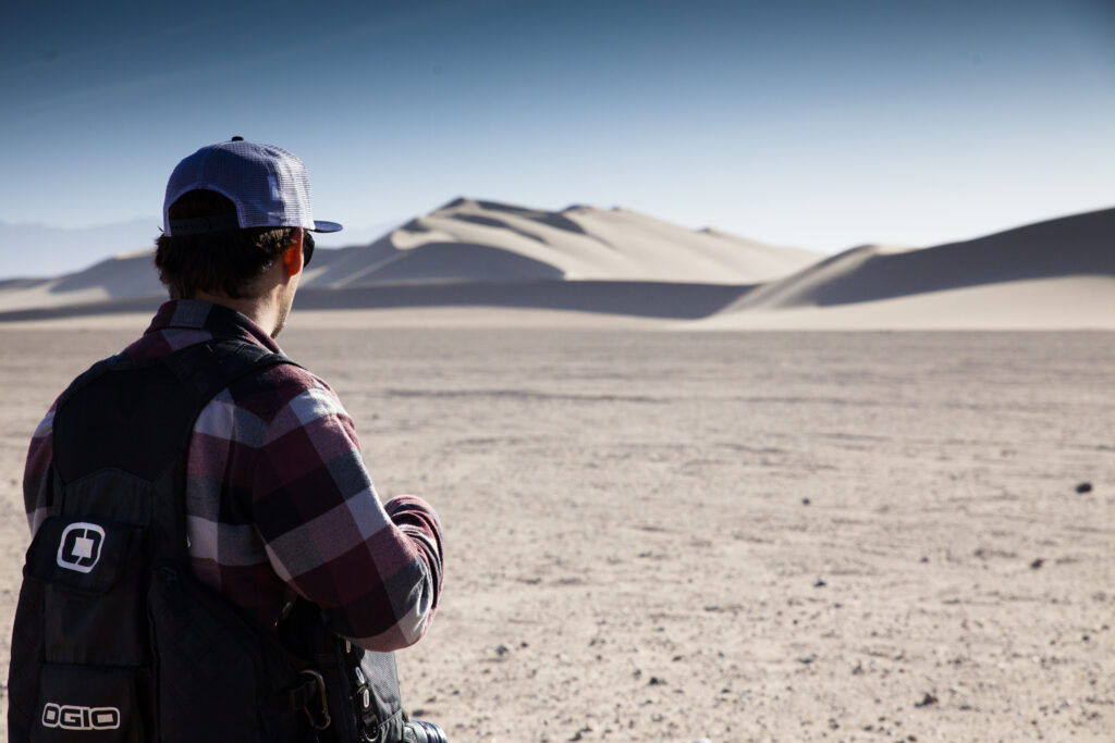 Oliver Schran - Dumont Dunes 2014 - Red Bull TV Shooting