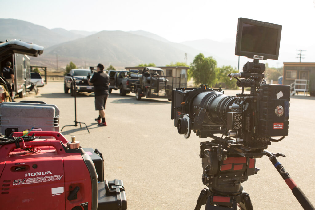 Pala World Record Shooting Set-Up Cameras