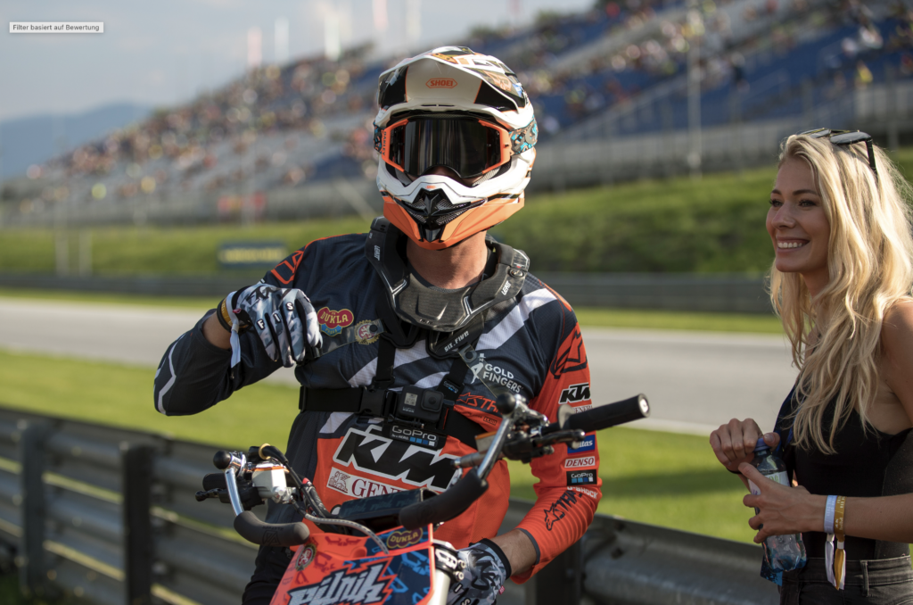 Petr Pilat and his sister at the FMX Demo in Spielberg - MotoGP - 2024