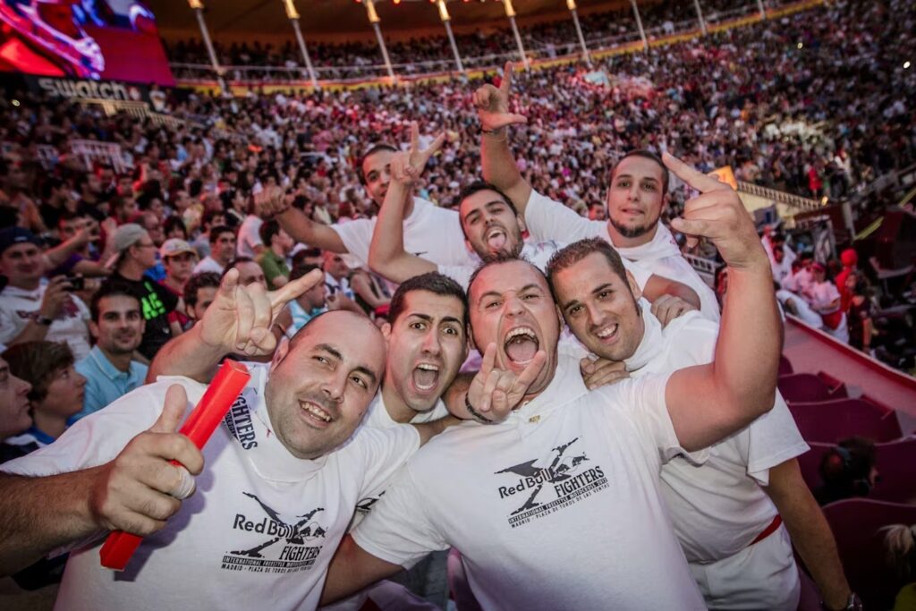 Red Bull X-Fighters Madrid Fans in the crowd of Las Ventas 2016